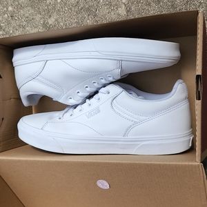 Men's White Vans